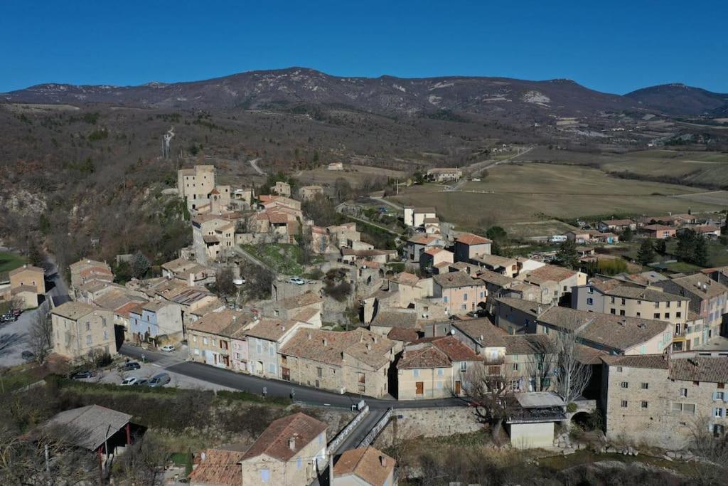 Gite Confortable Village Medieval Sainte-Jalle Baronnies Provencales Exteriör bild